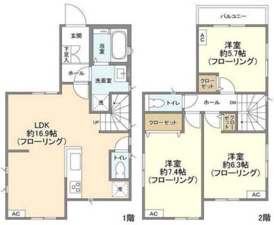 Kolet柏根戸の物件間取画像